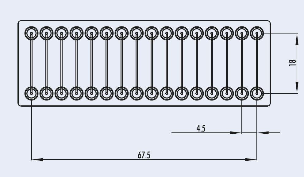 Conception de la puce à 16 canaux droits