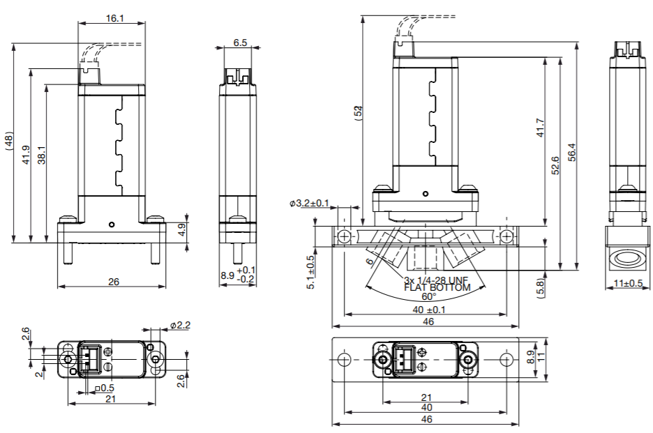 Bürkert Whisper Valve Type 6724 Dimensions - Darwin Microfluidics