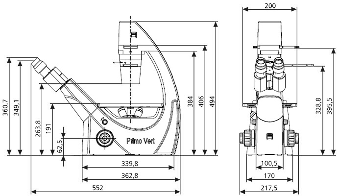 Primovert dimensions