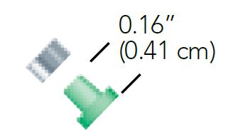 Ferrule IDEX P-248X pour tube de 1/32" OD - dimensions