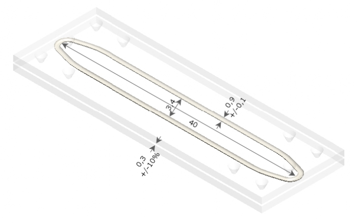 Resealable flow cell - straight