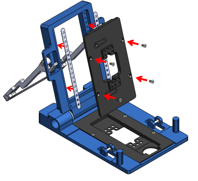 Thin-bottom flow cell placement Connect Pro chip holder