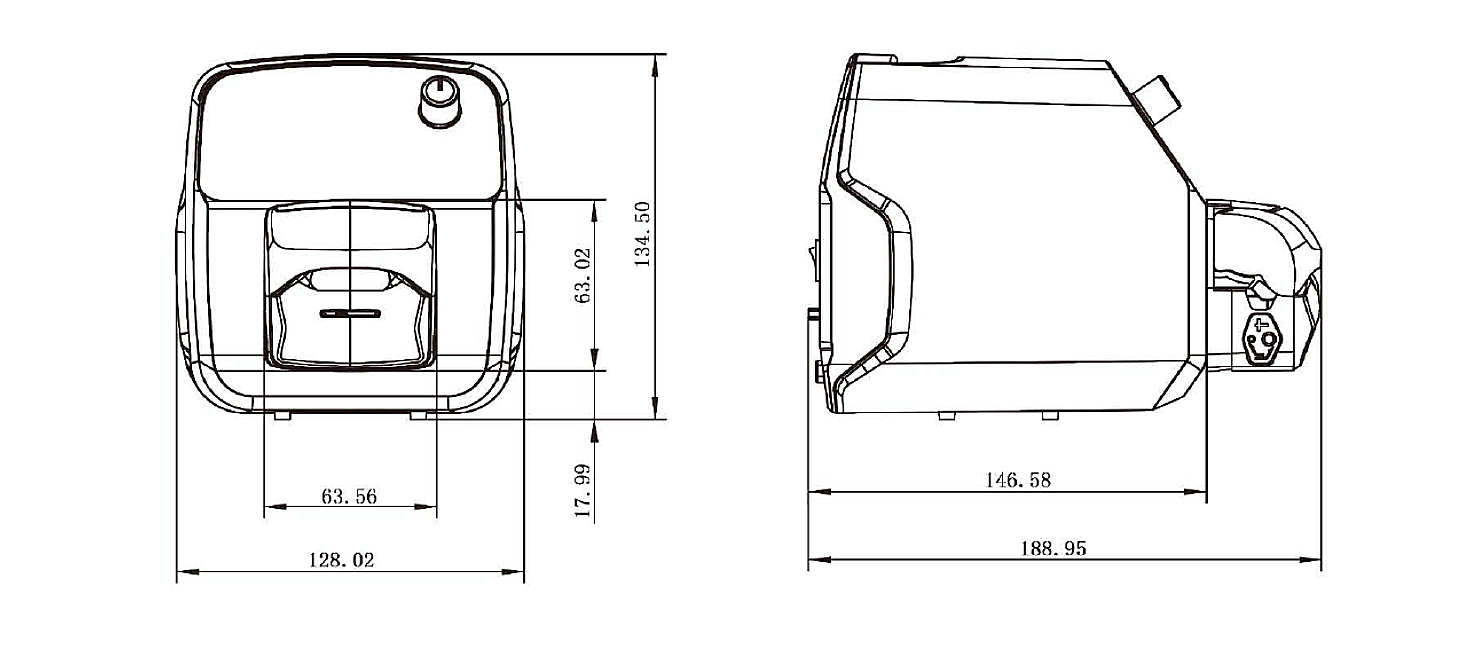 LabQ drawing dimensions