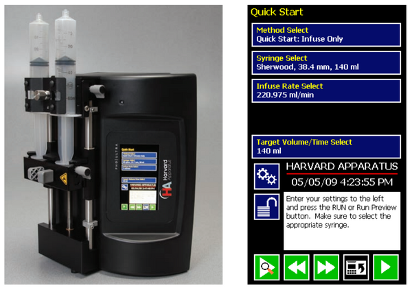 vertical-position-screen-Harvard-apparatus-PHD-ULTRA-high-flow-rate-microfluidic-programmable-syringe-pump